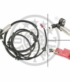 OPTIMAL Sensor, wheel speed Rear axle right, passive sensor 06-S806-Costar Hellas