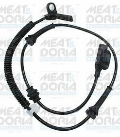 MEAT & DORIA Sensor, wheel speed Front axle both sides, Hall sensor, with cable 901100-Costar Hellas