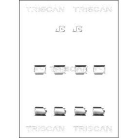 TRISCAN Σετ βοηθ. εξαρτημάτων, τακάκια φρένων Πίσω άξονας 8105241600-Costar Hellas